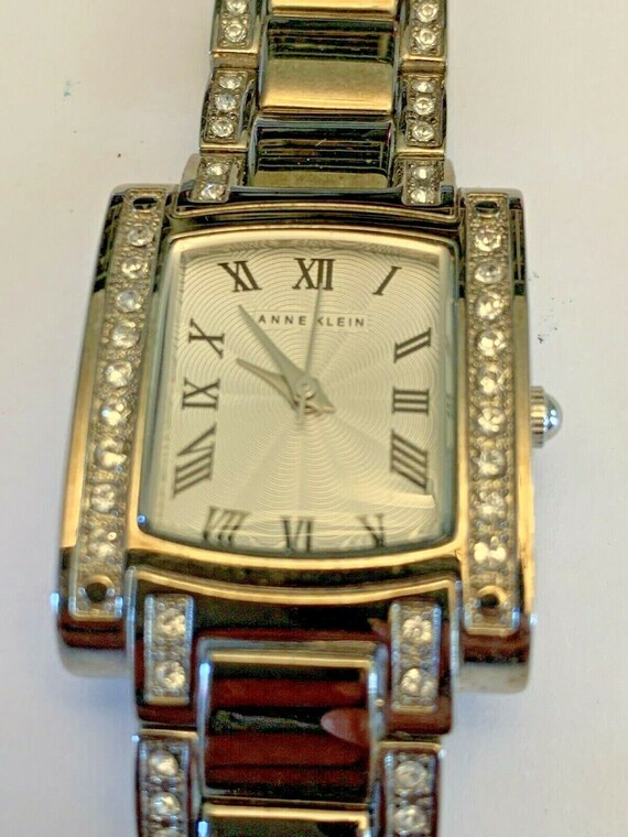 Anne Klein Y121E Wrist Stainless Steel Silver Tone Watch Etsy