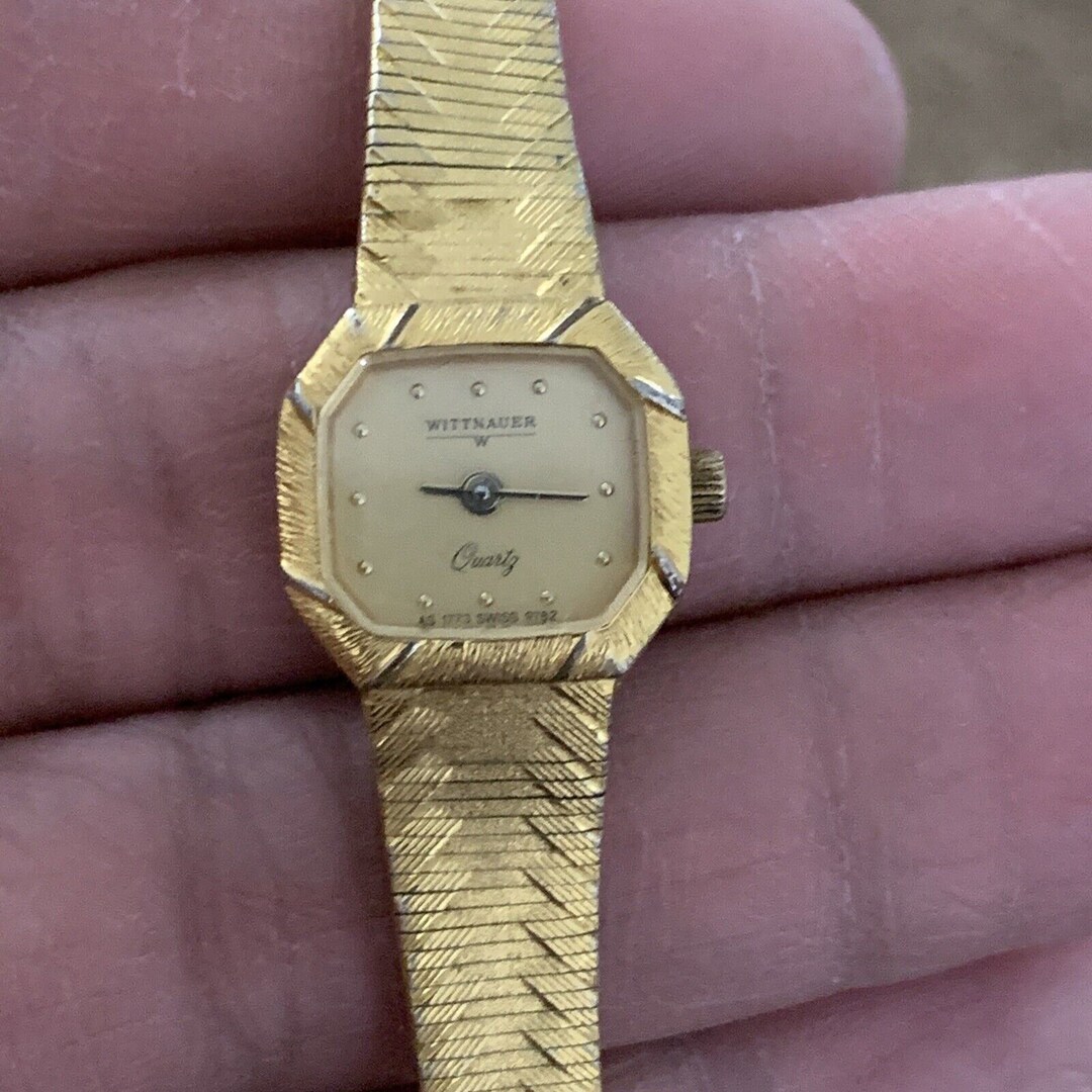 Vintage Ladies Wittnauer Quartz Watch 15mm New Battery Gold Etsy