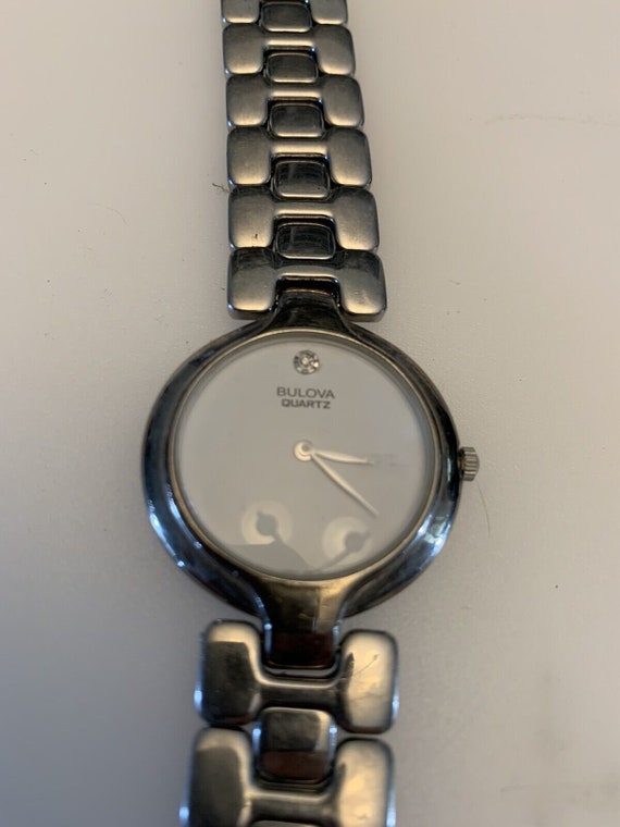 Ladies Bulova Silver Tone Watch 96000 T2 Etsy Canada