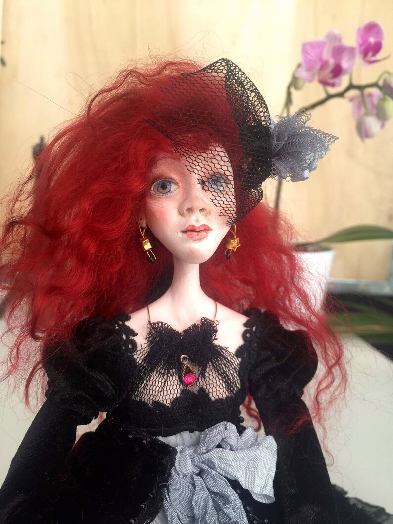 Ooak Doll. Handmade Doll. Handmade Ooak Doll With Paper Clay. Etsy