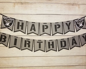 Las Vegas Raiders Baby Shower Sports Cupcake Toppers – Sports Invites