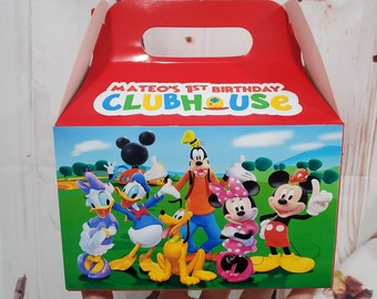 Mickey Mouse Clubhouse Favor Boxes/ Mickey Mouse Favor Boxes/ Favor Boxes/ Gable Boxes/ Candy Boxes