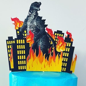 Godzilla Cake Topper/ Godzilla Cake/ Godzilla Birthday/ Godzilla Topper/ Godzilla