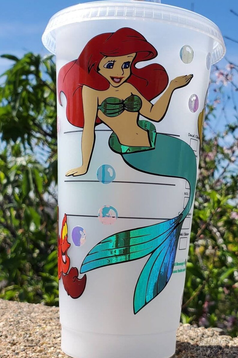 Free Free 258 Little Mermaid Starbucks Cup Svg SVG PNG EPS DXF File