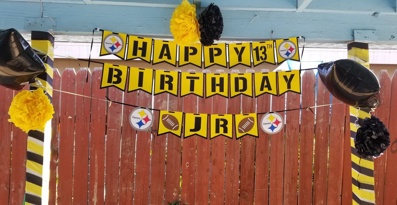Pittsburgh Steelers Happy Birthday Banner/ Football Birthday Etsy UK