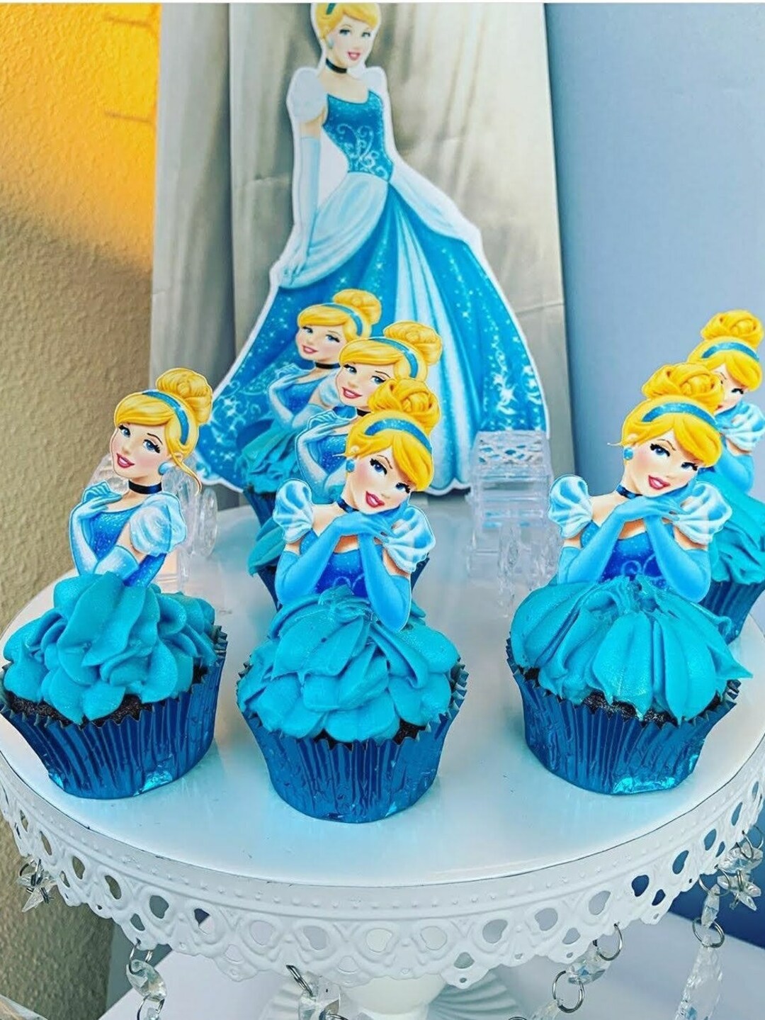 Cinderella Cupcake Toppers/ Cupcake Toppers/ Princess Cupcake Toppers/ Disney Cupcake Toppers