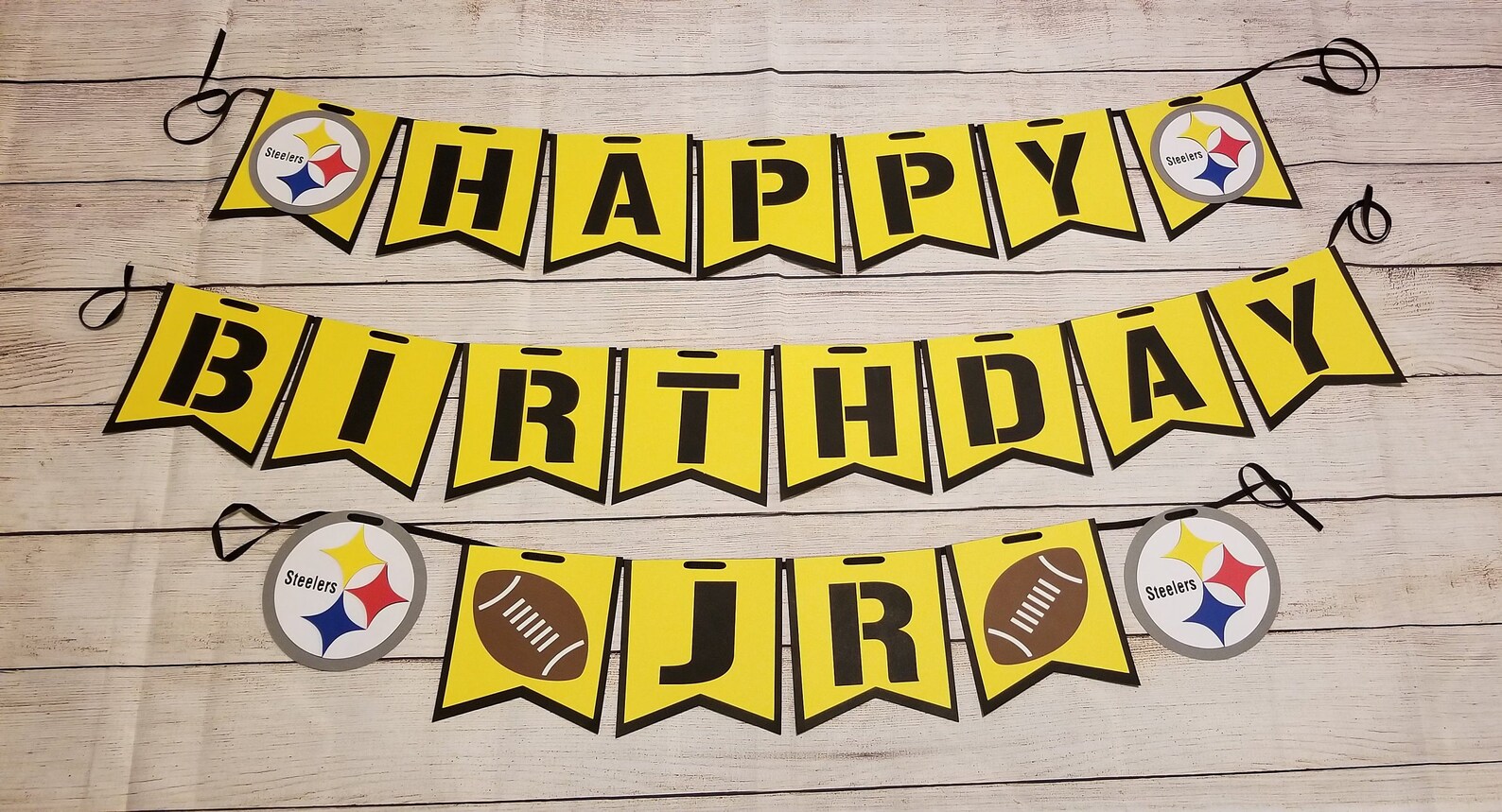 Pittsburgh Steelers Happy Birthday Banner/ Football Birthday - Etsy UK