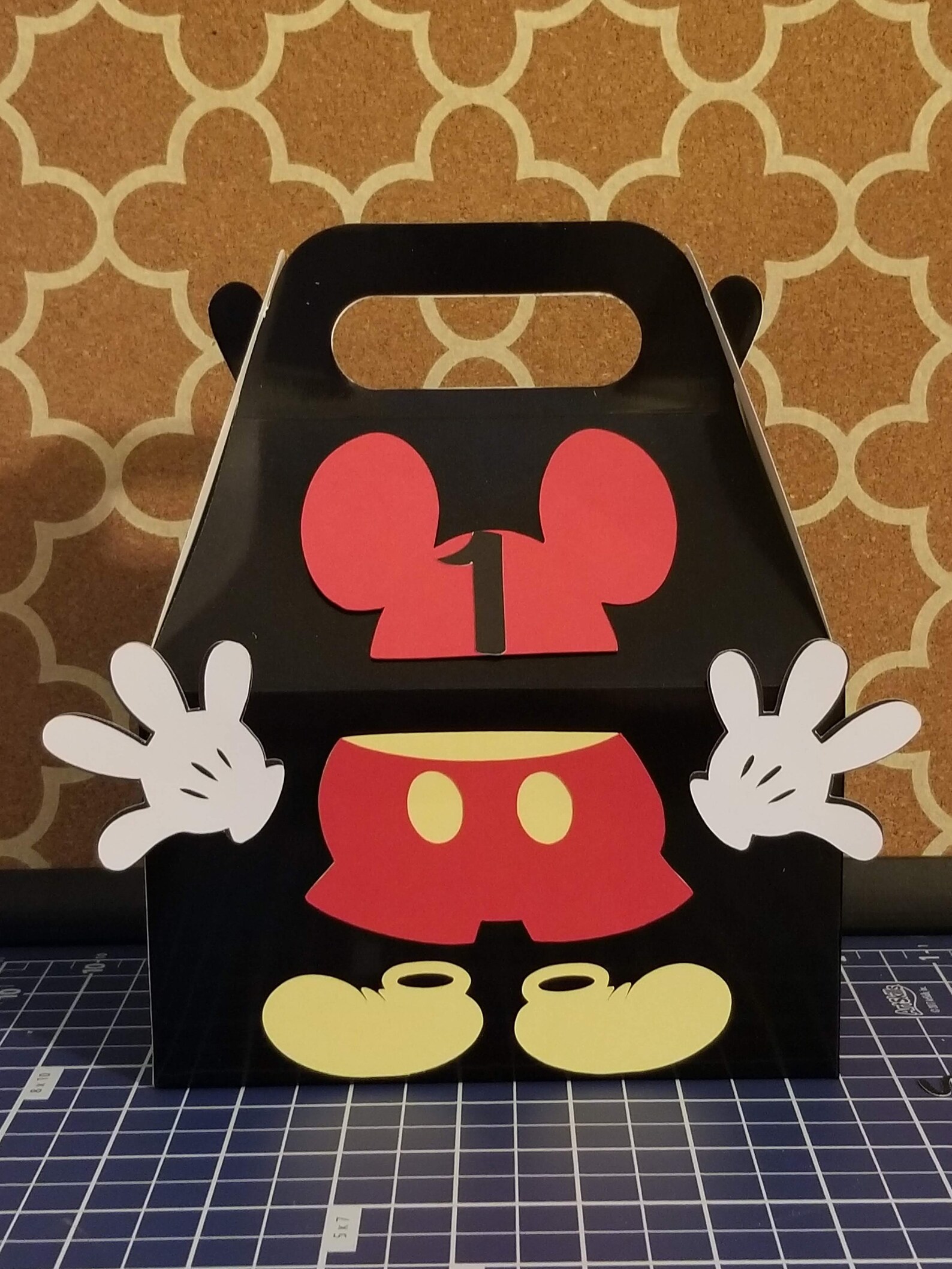 Mickey Mouse Favor Boxes/ Mickey Mouse Goodie Boxes/ Gable Etsy