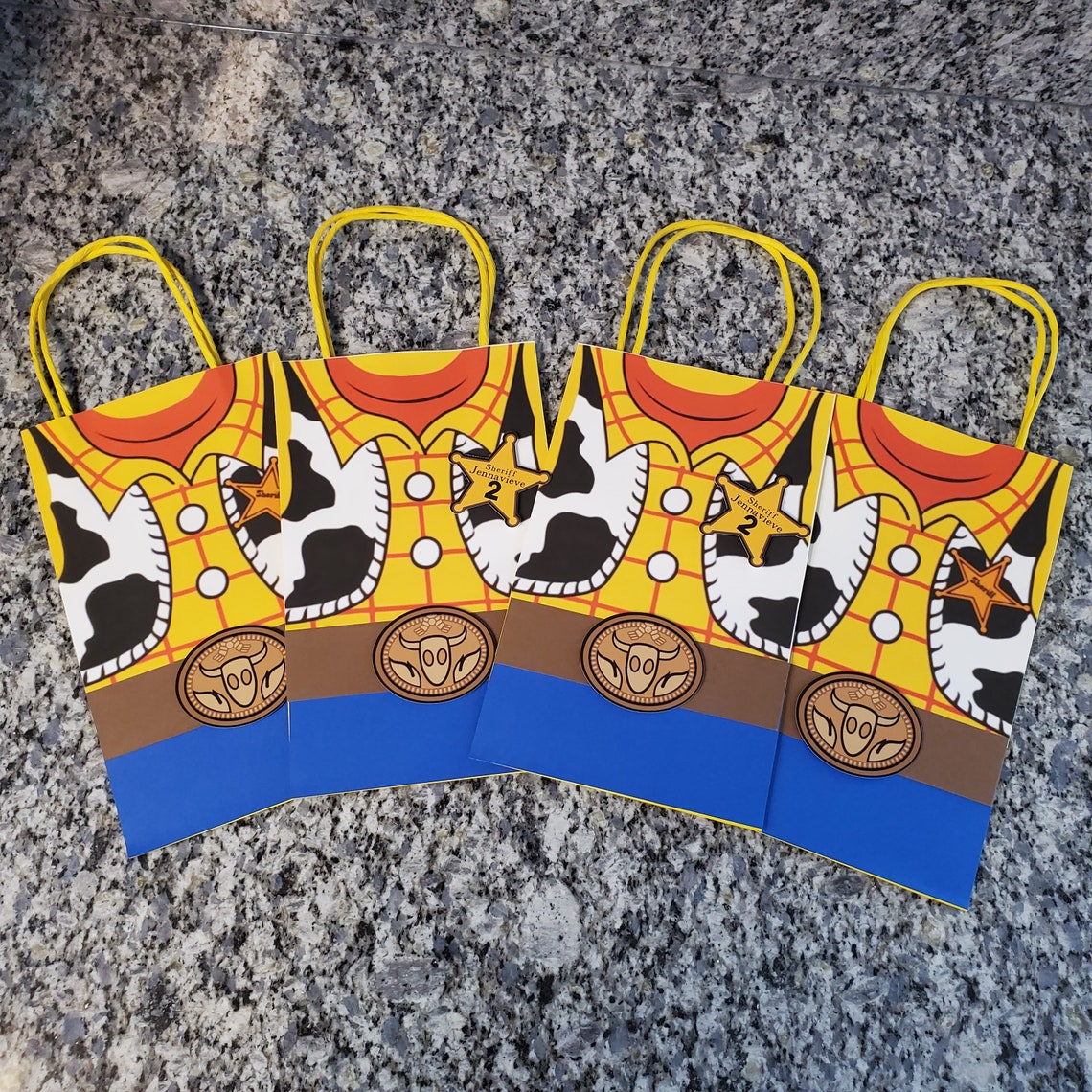 Toy Story Inspired Goodie Bags/ Woody Goodie Bags/ Woody Favor - Etsy