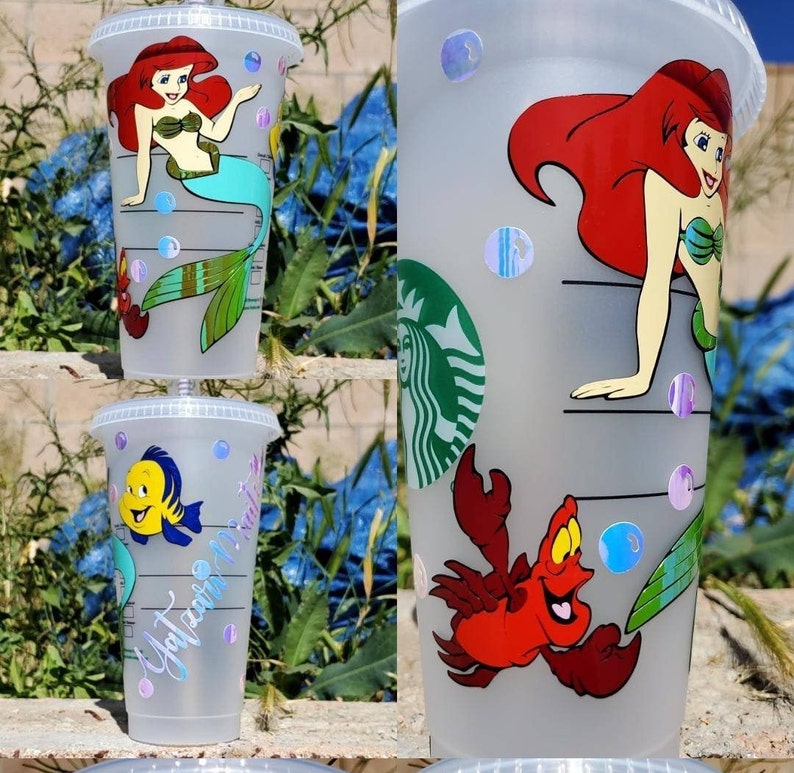 Free Free 309 Little Mermaid Starbucks Cup Svg SVG PNG EPS DXF File