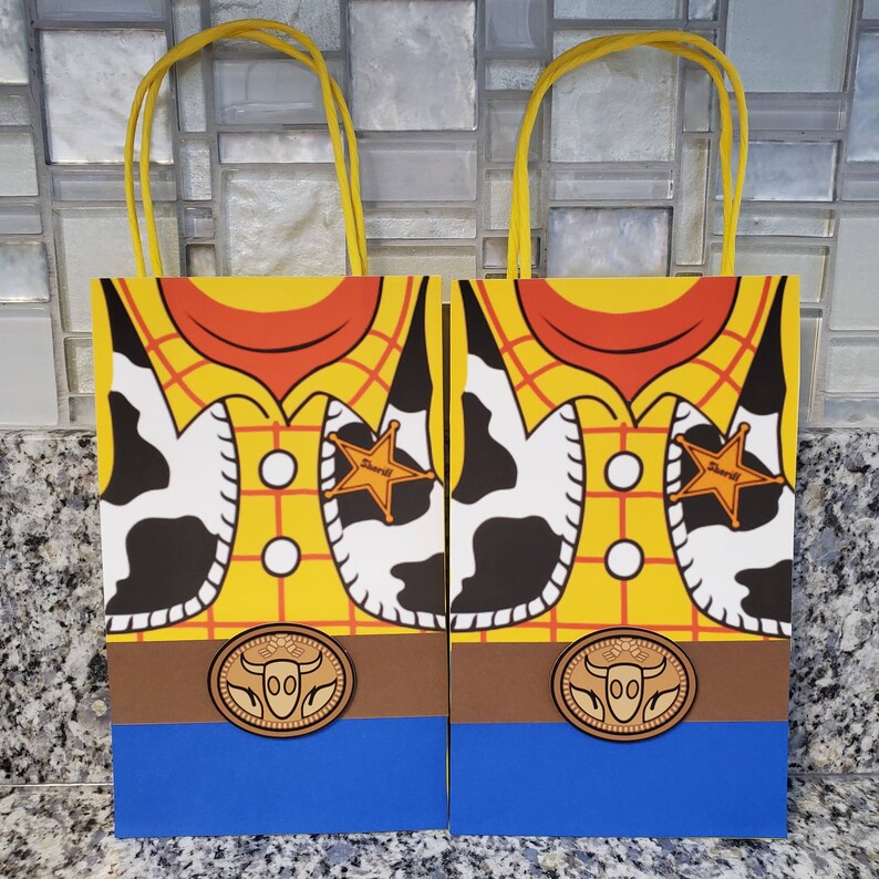Toy Story Inspired Goodie Bags/ Woody Goodie bags/ Woody Favor Etsy