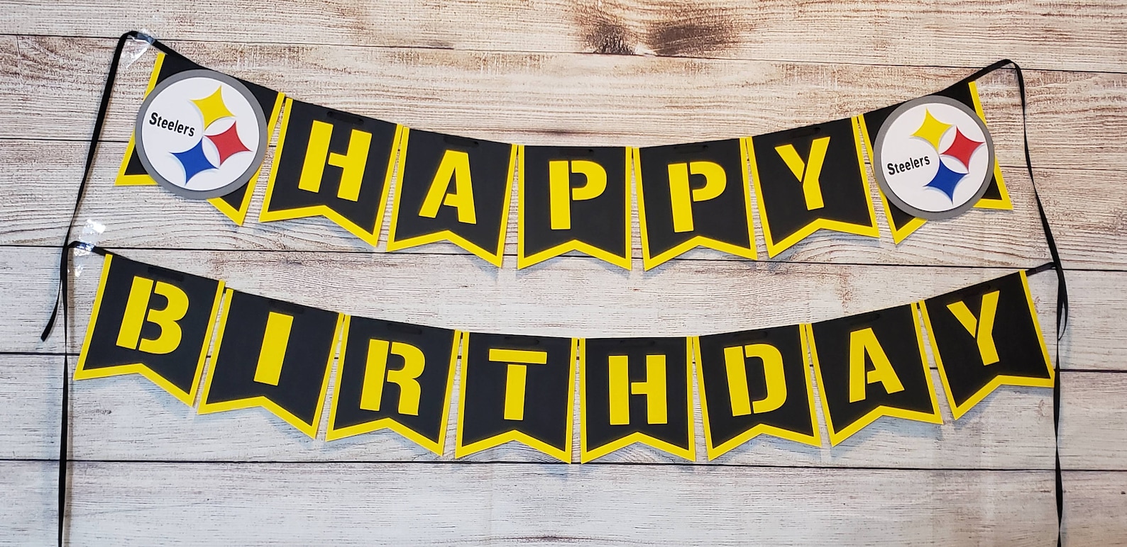 Pittsburgh Steelers Happy Birthday Banner/ Football Birthday - Etsy UK