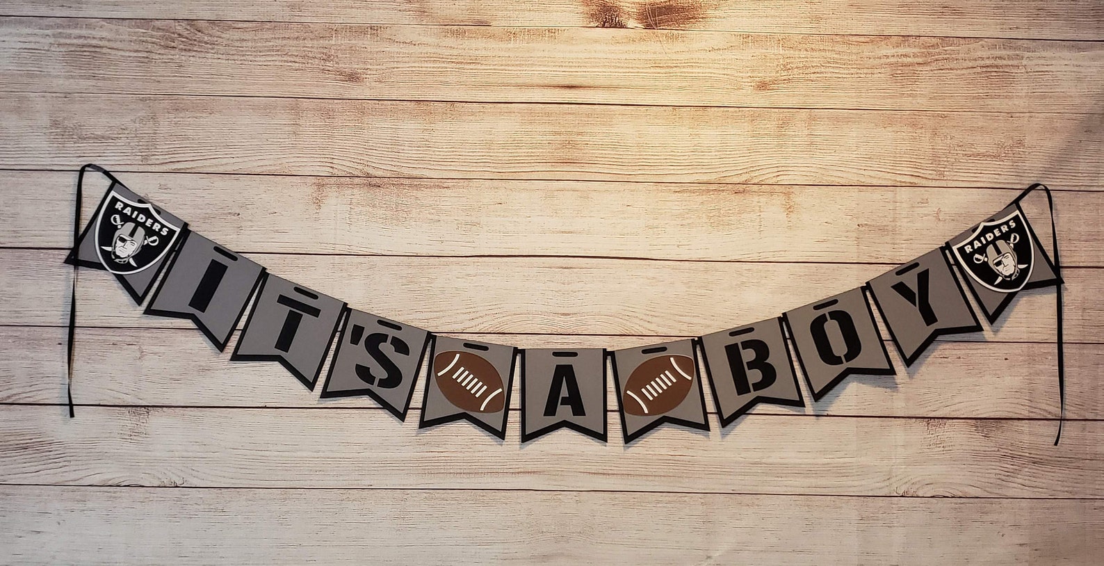 Raiders Birthday Banner/ Raiders Decorations/ Football Etsy