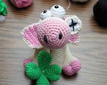 Crochet pattern Grunzhilde, the wild lucky pig or the funny lucky pig