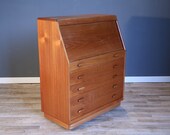 Vintage Teak Secretary of Dyrlund
