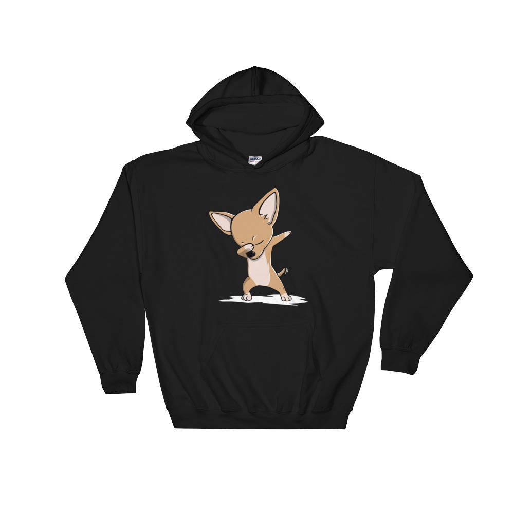 Mignon avec Chihuahua chien drôle Hoodie Dab danse cadeau Mignon avec Chihuahua chien drôle Hoodie Hoodie Hoodie Dab danse cadeau 9d2ea4
