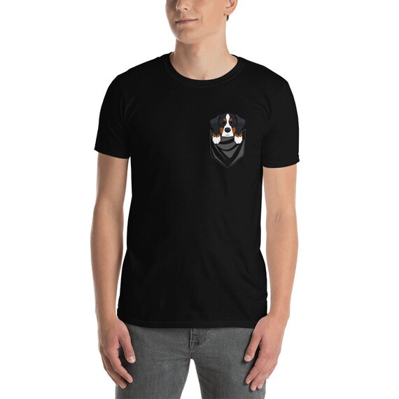 Bernese Mountain Dog Pocket Graphic T-Shirt Dog Gift Shirt Bernese Mountain Dog Pocket Graphic T-Shirt Dog Gift Shirt