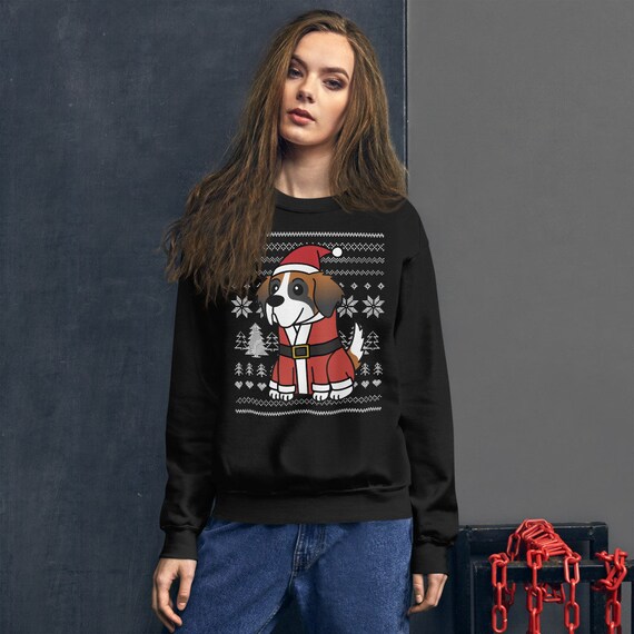 saint bernard ugly christmas sweater