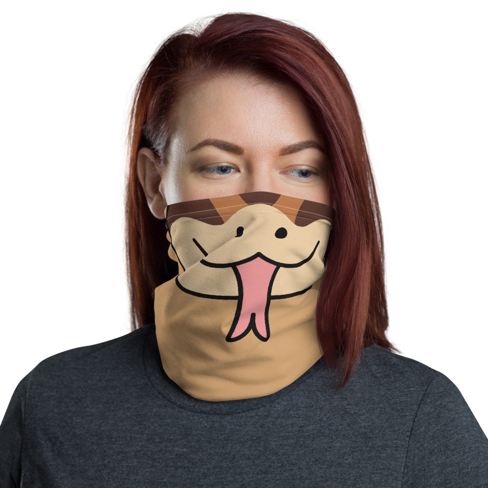 Ball Python Neck Gaiter Python Face Mask Reptile Gifts Etsy