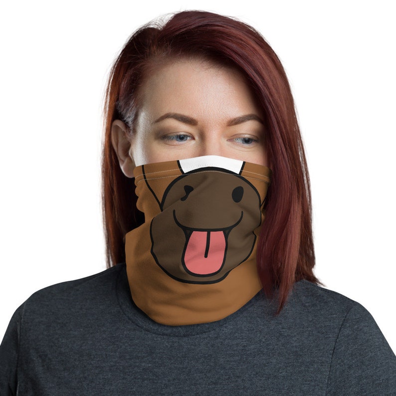 Horse Neck Gaiter Horse Face Mask Pet Lover Gift image 0