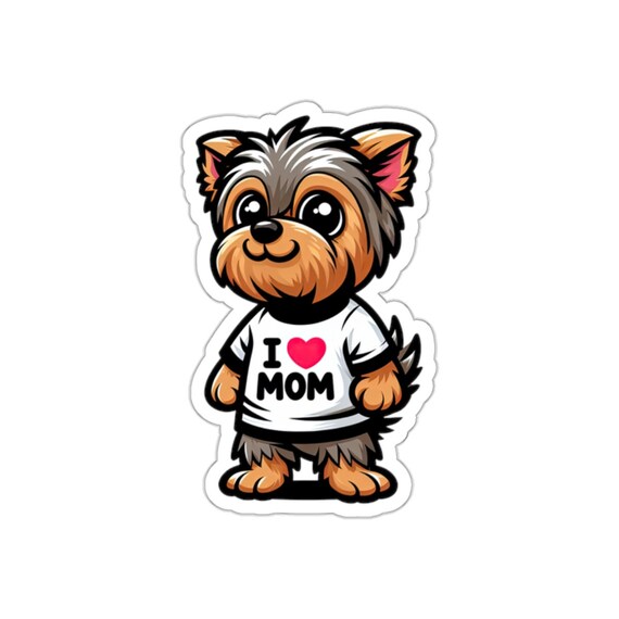 Yorkie Steering Wheel Cover - Cartoon Yorkie Steering Wheel Cover - Cartoon