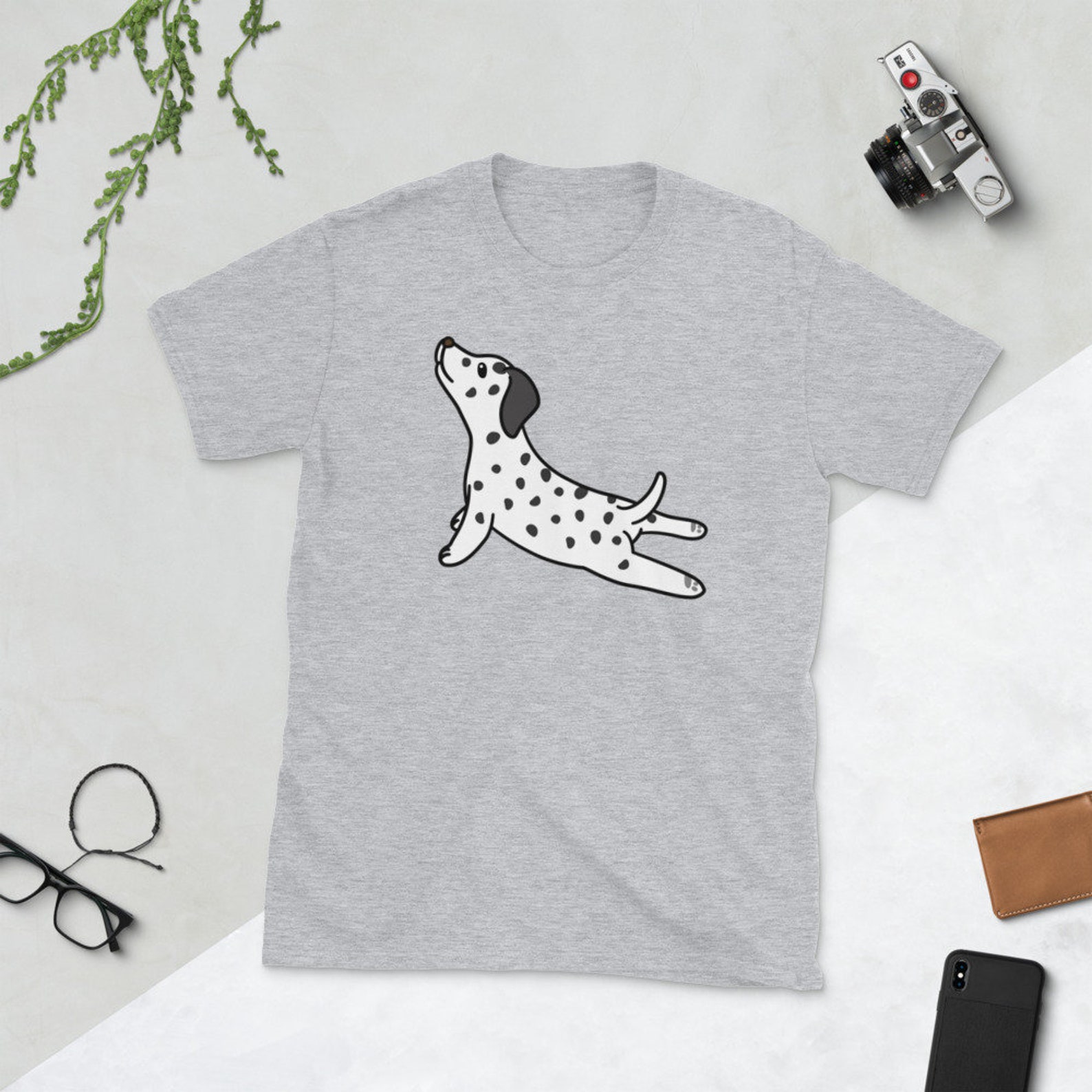 Dalmatian Yoga Pose T-Shirt Dalmatian Shirt Funny Dalmatian | Etsy