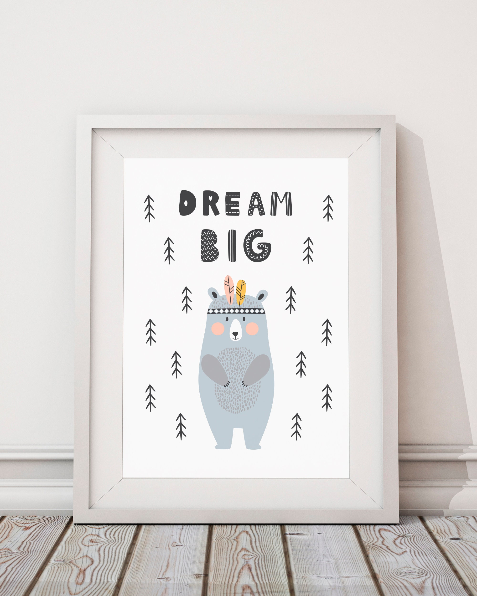 Set of THREE Children's Animal Sheets for Children's Room Decoration ...