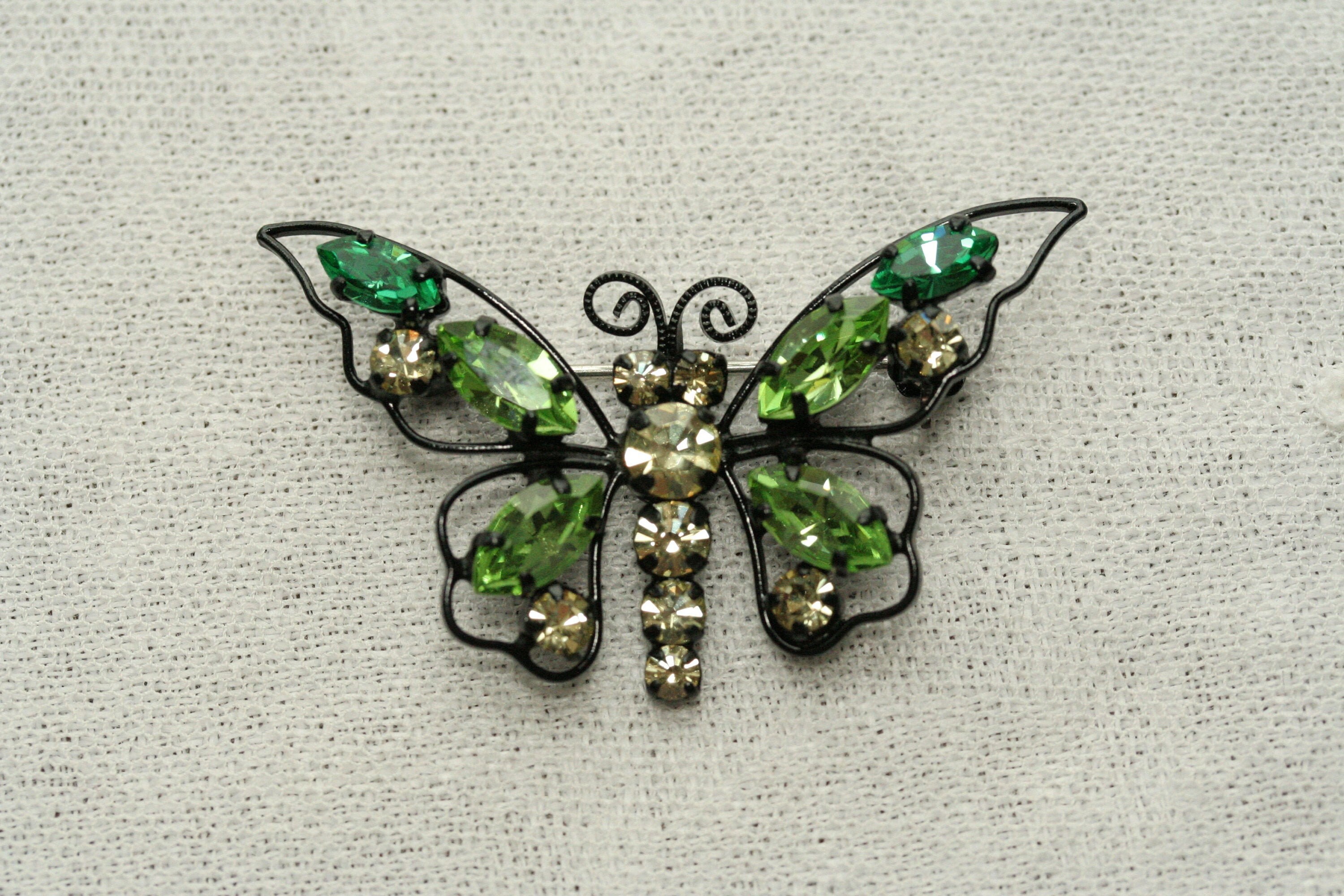 Butler and wilson butterfly brooch clearance