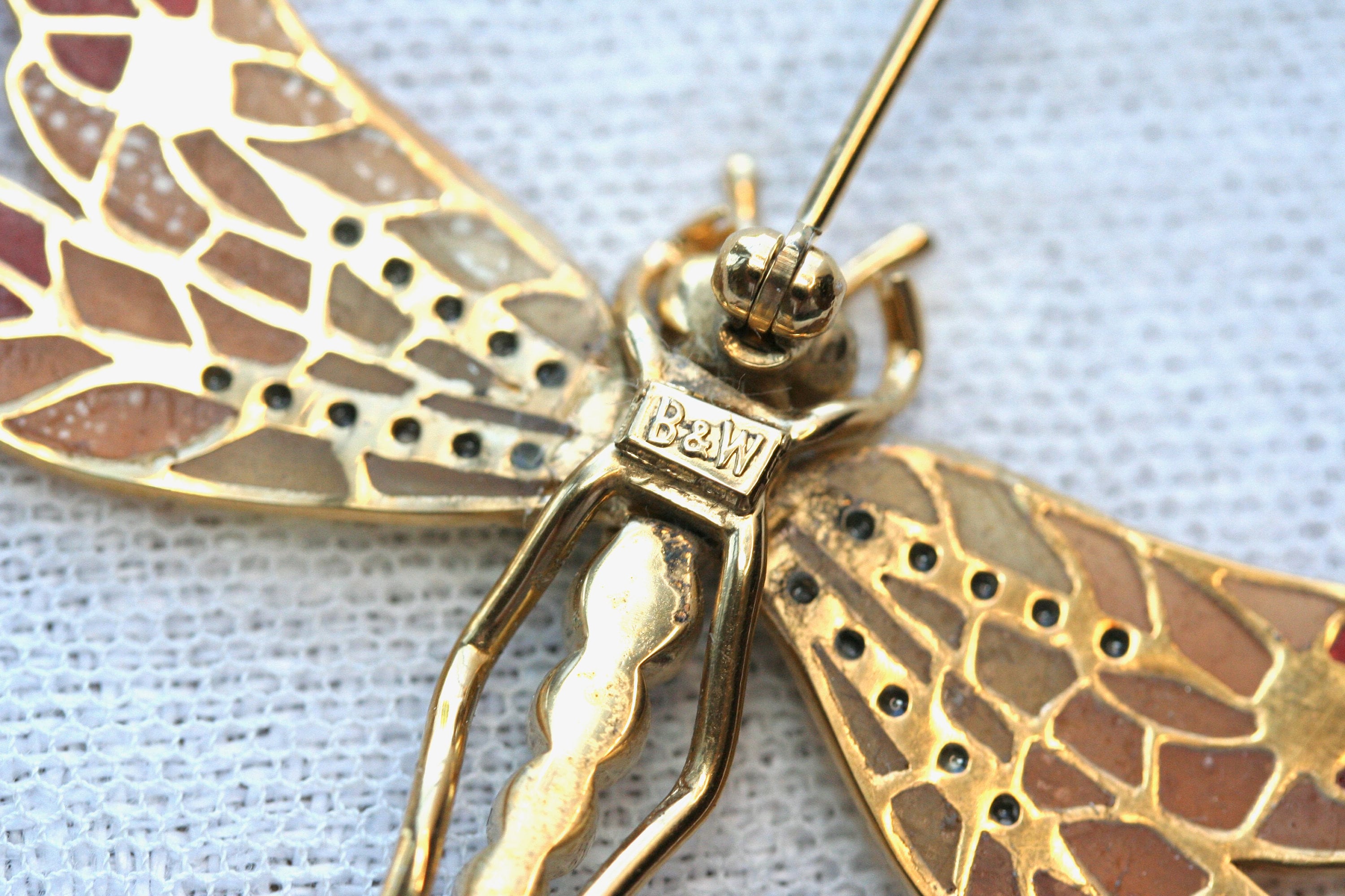 【保存状態良好】Butler&Wilson 【Dragonfly】 Huge, Butler and Wilson Dragonfly Brooch - Etsy Canada