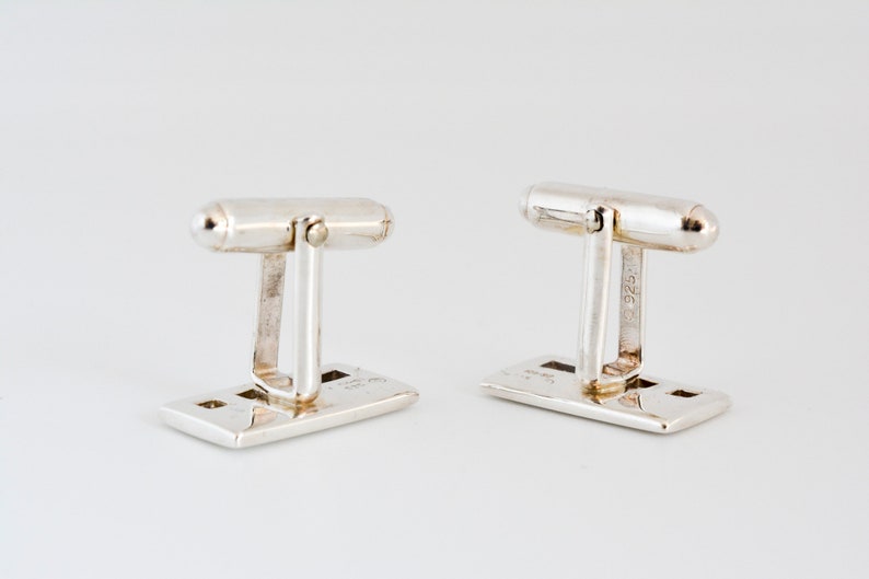 Vintage Kit Heath Solid Silver Cuff links 1990/'s Mens Accessories.