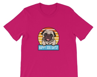 Pug Life Premium Kids T-Shirt Kids Character T-Shirt, Unisex Gamer Shirts, Child Game, Kids Gaming Christmas Birthday