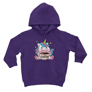 Unicorn Classic Kids Hoodie Childrens Hoody Kids Gaming Christmas Birthday, Secret Santa