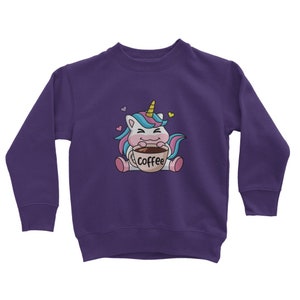 Unicorn Classic Kids Sweatshirt Childrens Hoody Kids Gaming Christmas Birthday, Secret Santa