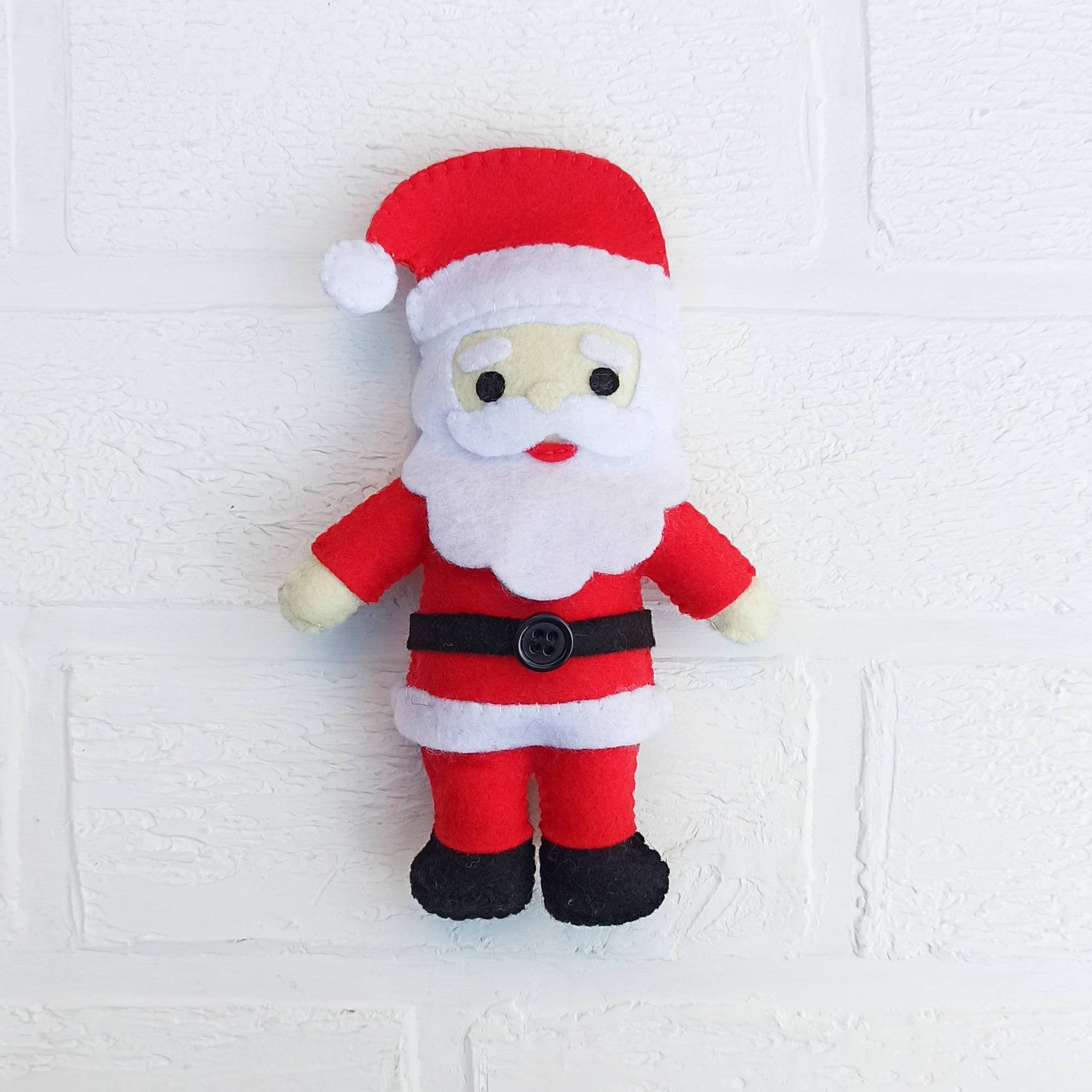 Christmas pattern felt Santa Claus pattern PDF Christmas | Etsy