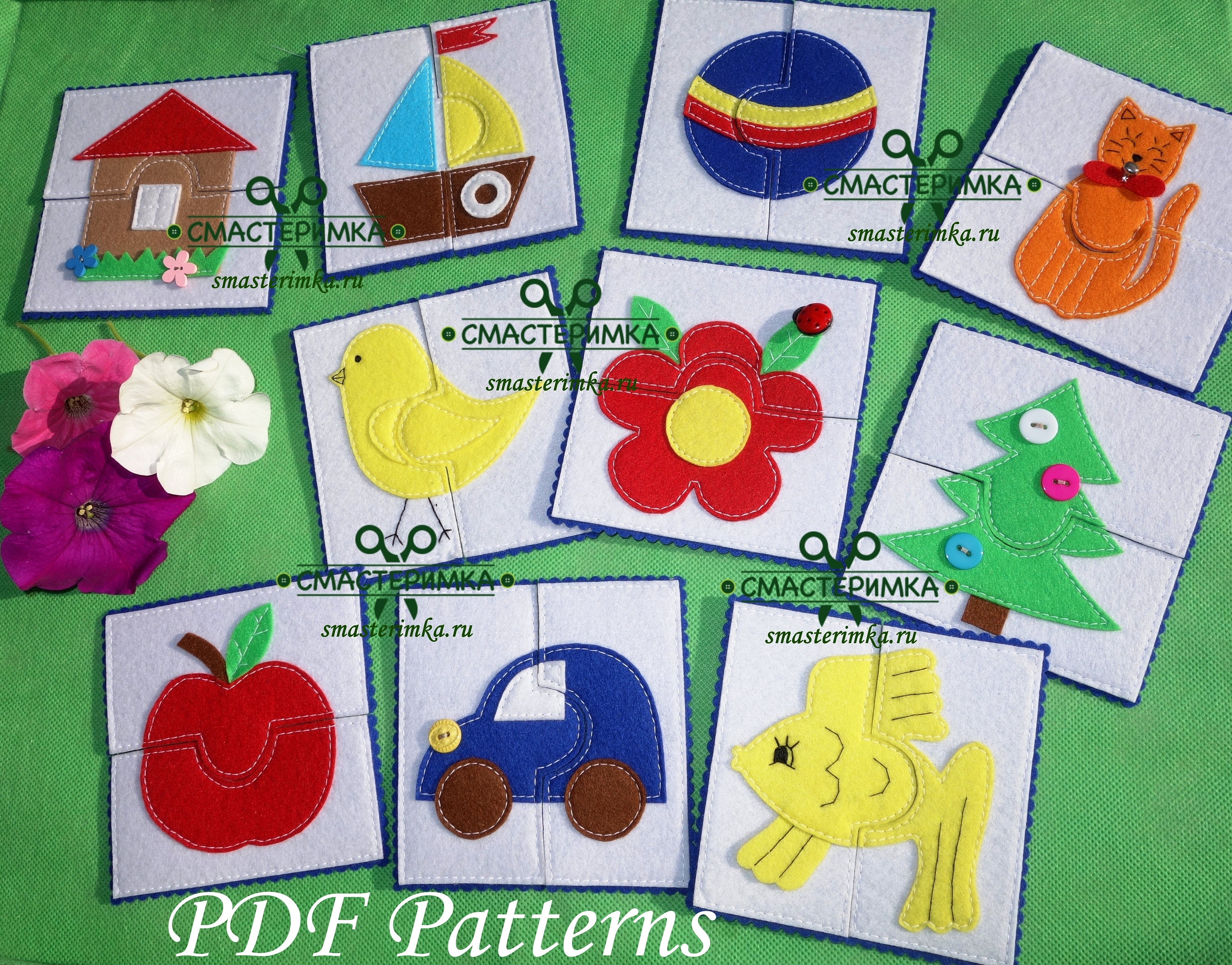PDF Sewing Pattern 2 piece Jigsaw Puzzles Baby Sewing Pattern | Etsy