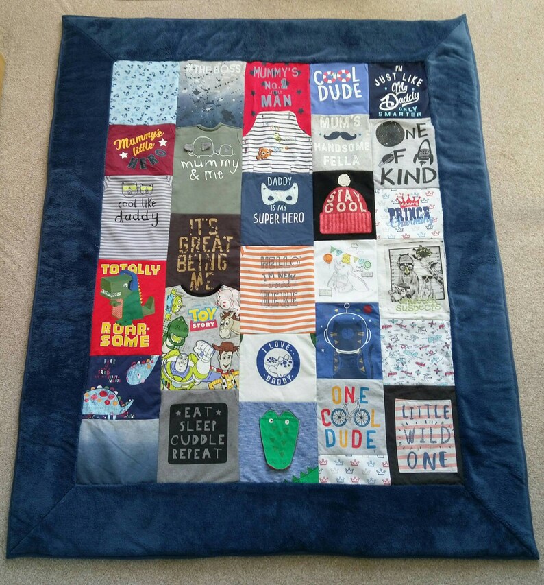 Small memory keepsake blanket Etsy