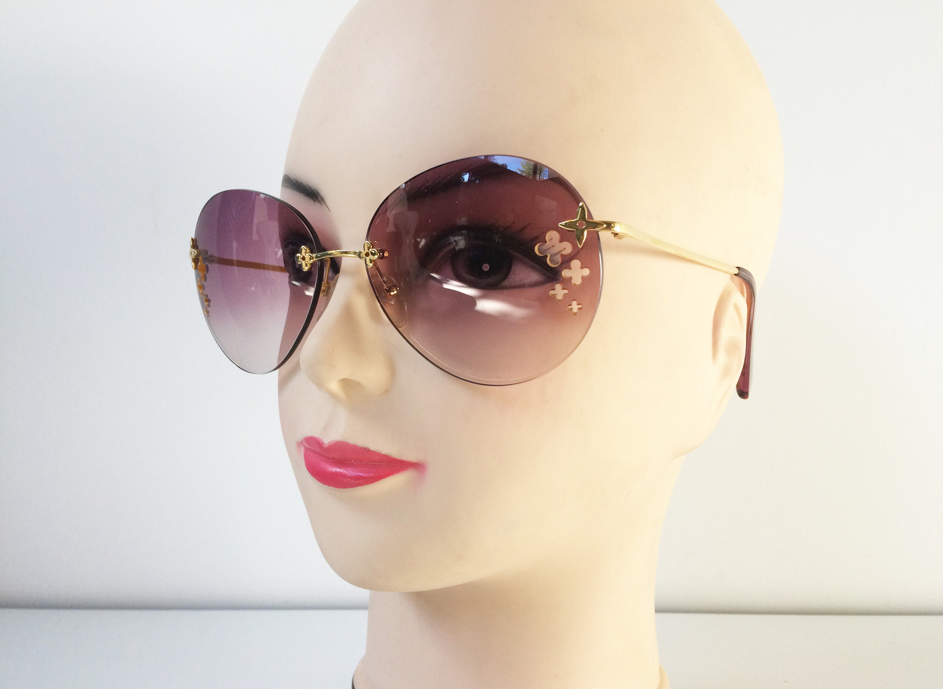 Louis Vuitton sunglasses desmayo cat eye monogram Eyewear