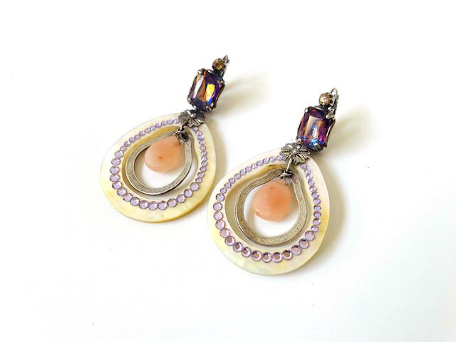 Boucles d'oreilles GAS Bijoux,thèmeIndien , pierre turquoise