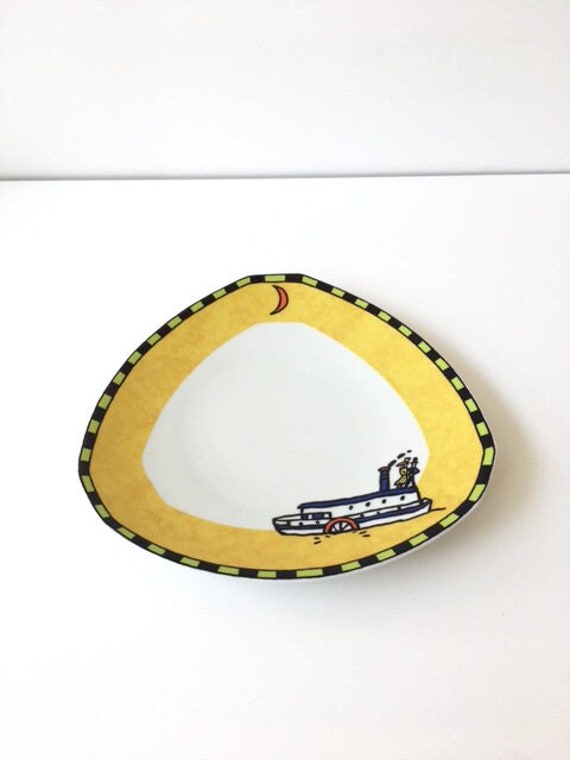 Rosenthal Studio-Linie Dorothy Hafner Design Plat en Porcelaine Vintage