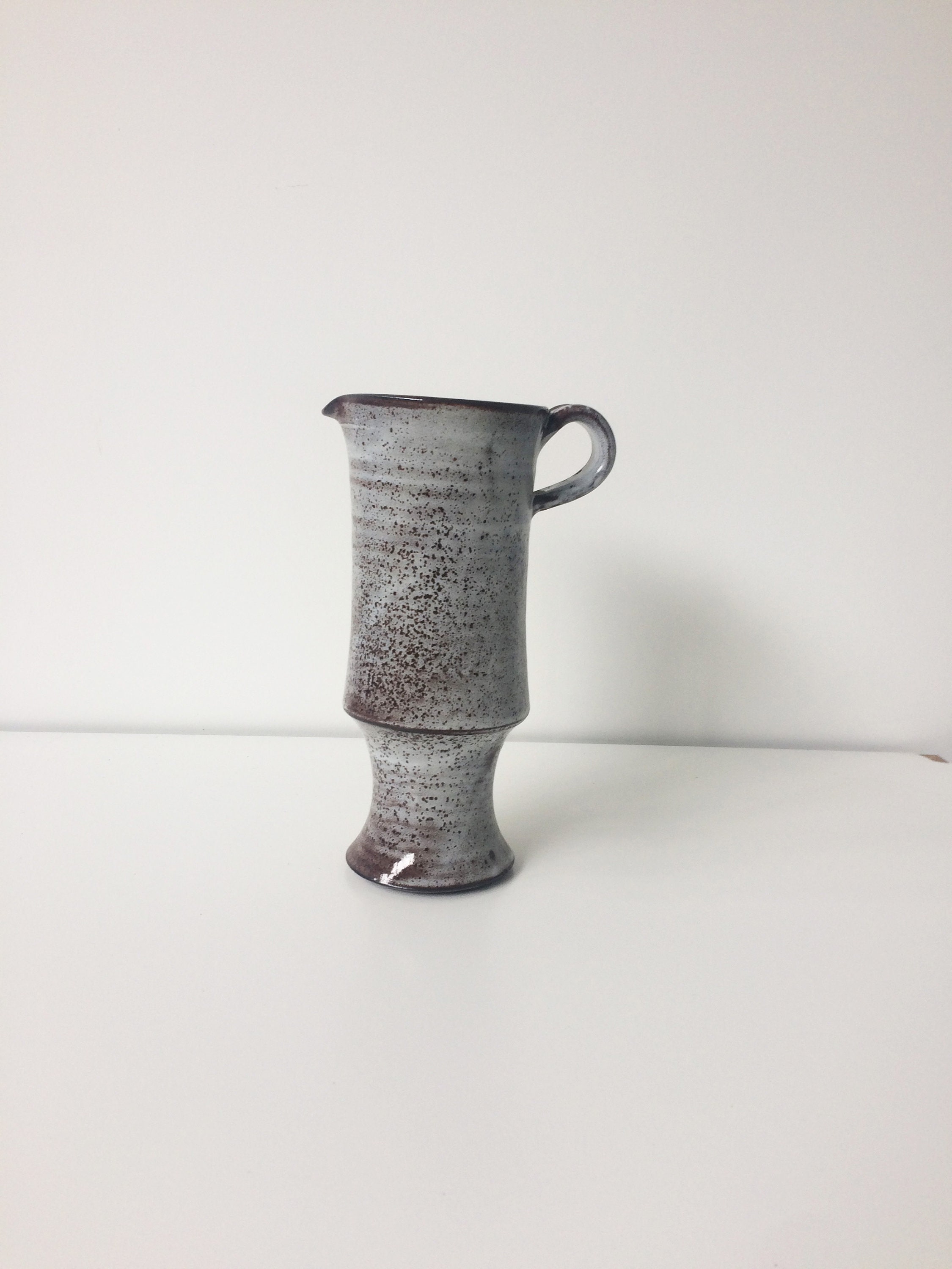 Michel Anasse vallauris ‘60s France 陶器 Michel ANASSE Ceramic Pitcher Vase Vintage French Pottery