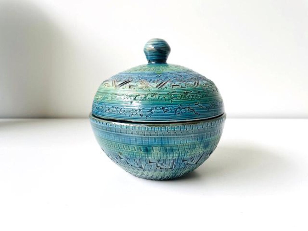 ALDO LONDI for BITOSSI Vintage 1960s/70s Italian Ceramic Box - Etsy