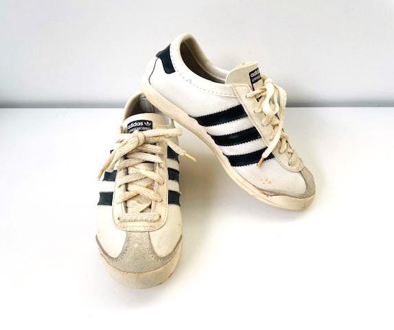 ADIDAS Vintage 1970 RARE Model Made in FRANCE Gym Sneakers