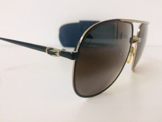 LACOSTE french vintage sunglasses 80's man homme … - image 3