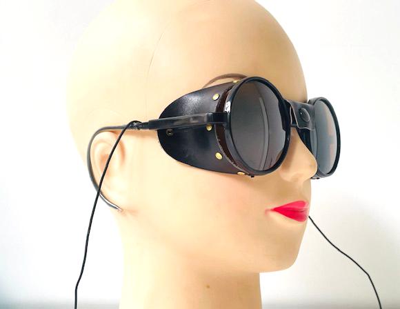 BalboaEyewear - Lunettes de soleil vintage en métal rectangulaire