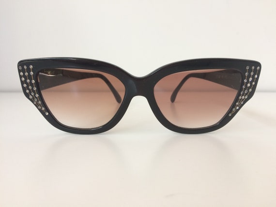 Vintage sunglasses CARITA french paste rhinestone
