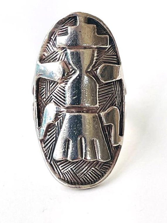 Bague motard mexicaine couronne pour homme en argent sterling 925 style vintage - France