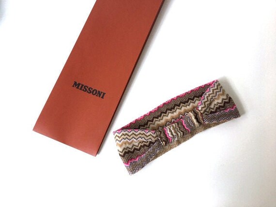 MISSONI headband wool and acrylic headband