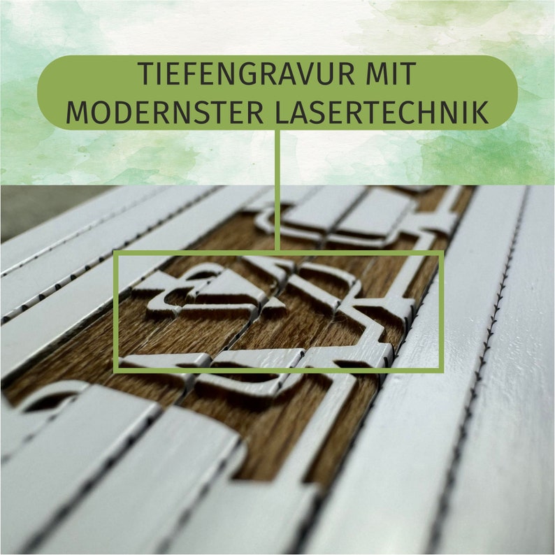 Zollstock mit Namen Personalisiert Tiefengravur im 3D Look Meterstab mit Namen Vatertagsgeschenk für Papa Maßstab Name Bild 2