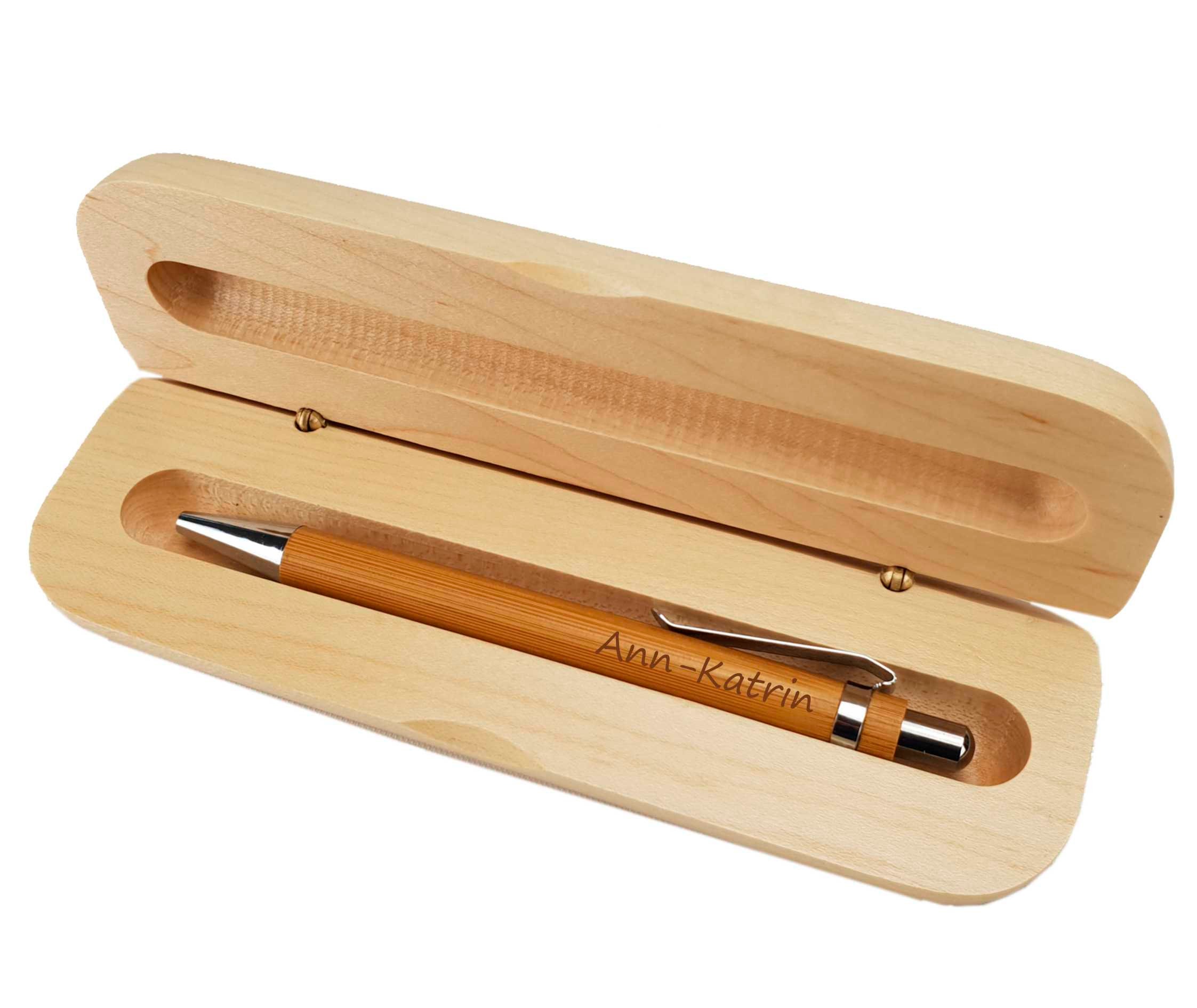 Stylo à bille en bois avec gravure idée cadeau anniversaire stylo à bille  personnalisé bambou cadeau publicitaire -  Canada