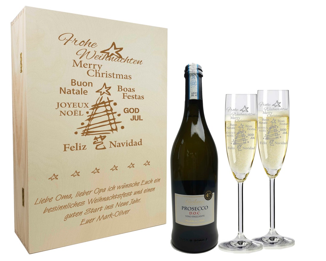 Champagne Glass Gift Set Champagne Glass With Engraving Etsy UK